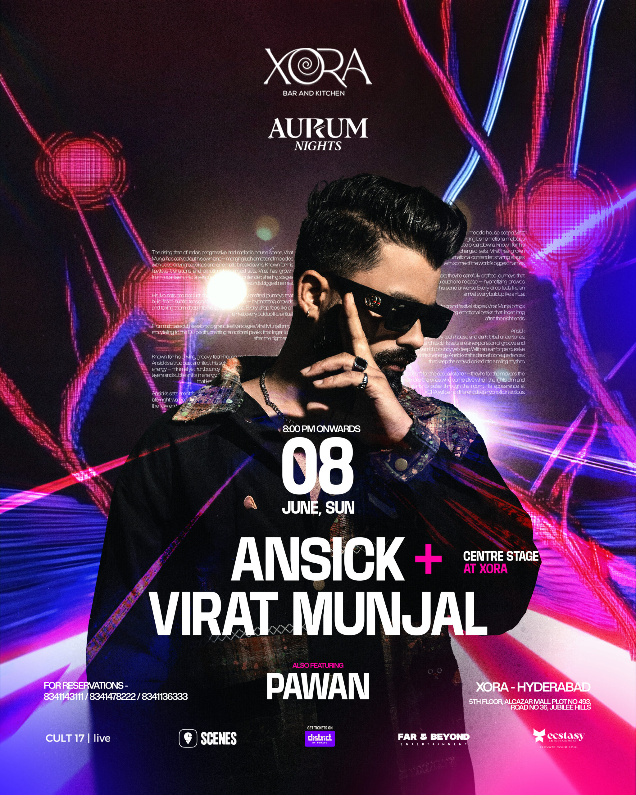 Ansick Live at Xora, Hydrabad